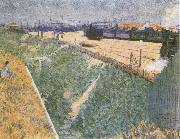 Charles Angrand The Western Railway Leaving Paris oil painting artist